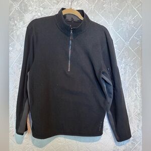 Banana Republic Women’s Black 1/4-Zip Fleece Pullover M